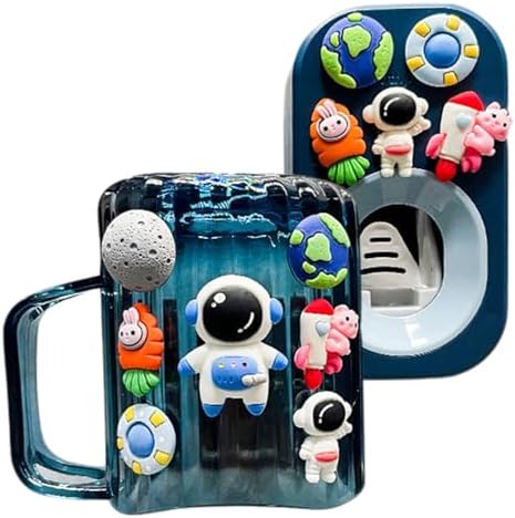 Meyrwoy Cosmonaut Toothbrush Holder for Kids