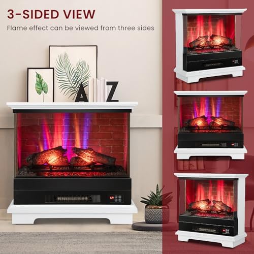 ORALNER 27 Electric Fireplace with Mantel