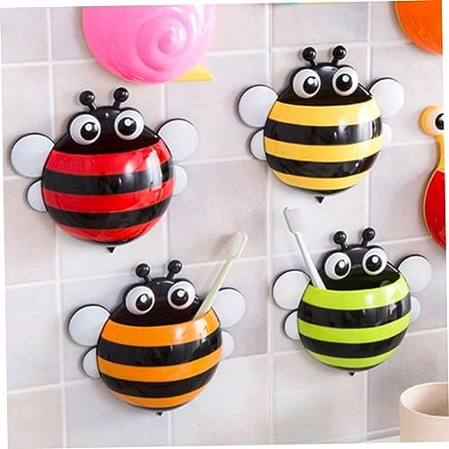 Garneck Wall Mount Toothbrush Holder with Suction Cup