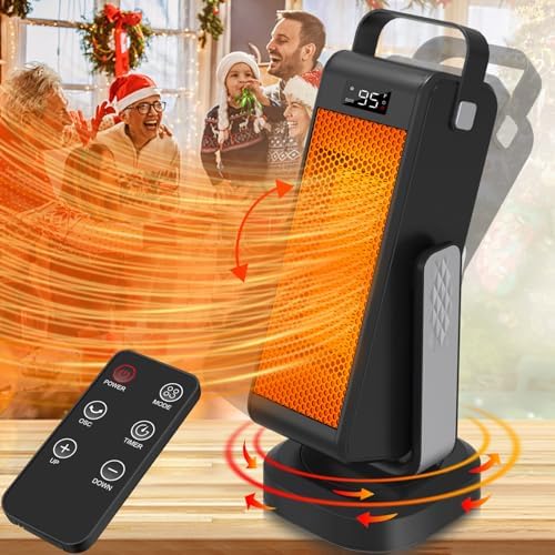 2023 Upgraded 3D Oscillating Space Heater 1