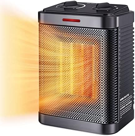 Oprunsy 1500W PTC Ceramic Space Heater with 3 Modes and Safety Protection