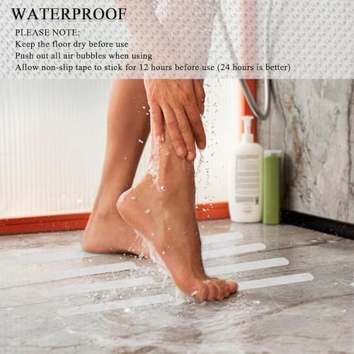 36pcs Clear Non-Slip Bathtub Sticker for Safety 1