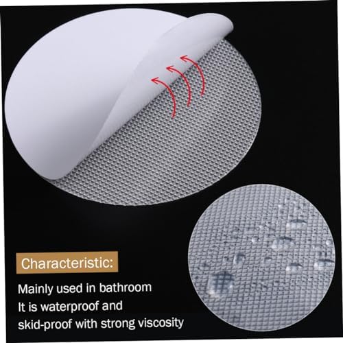 LABRIMP 30 Pcs Round Non-Slip Bathtub Stickers
