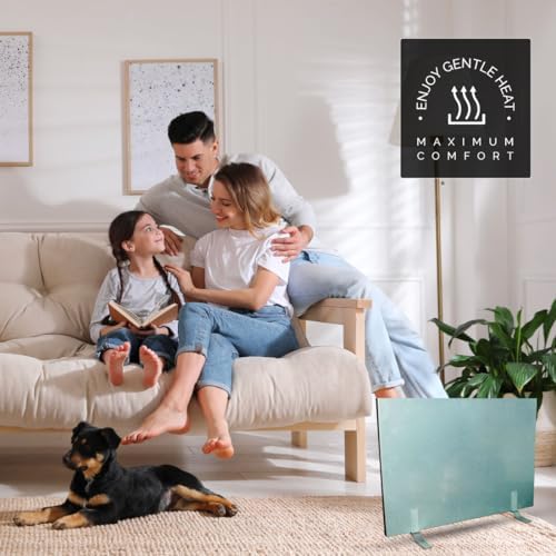 Cozy Legs Flat Panel Heater - 150W Energy Efficient Desk Mount