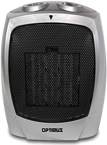 Optimus H-7004 Silver Portable Ceramic Heater