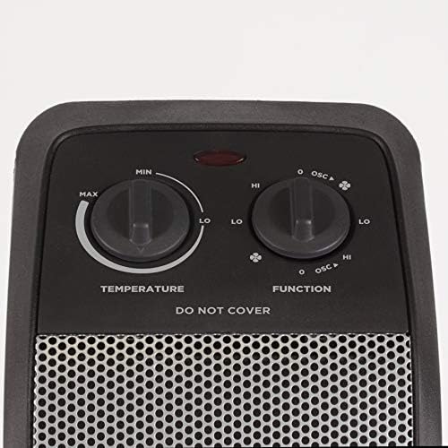 BLACKDECKER Oscillating Space Heater with Adjustable Thermostat