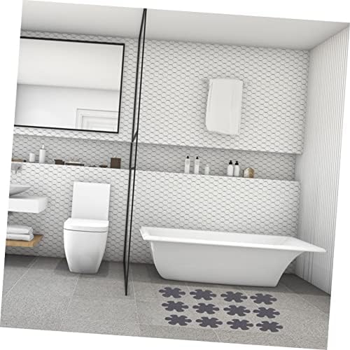 Happyyami 20pcs Flower Shaped Non-Slip Bath Tub Stickers
