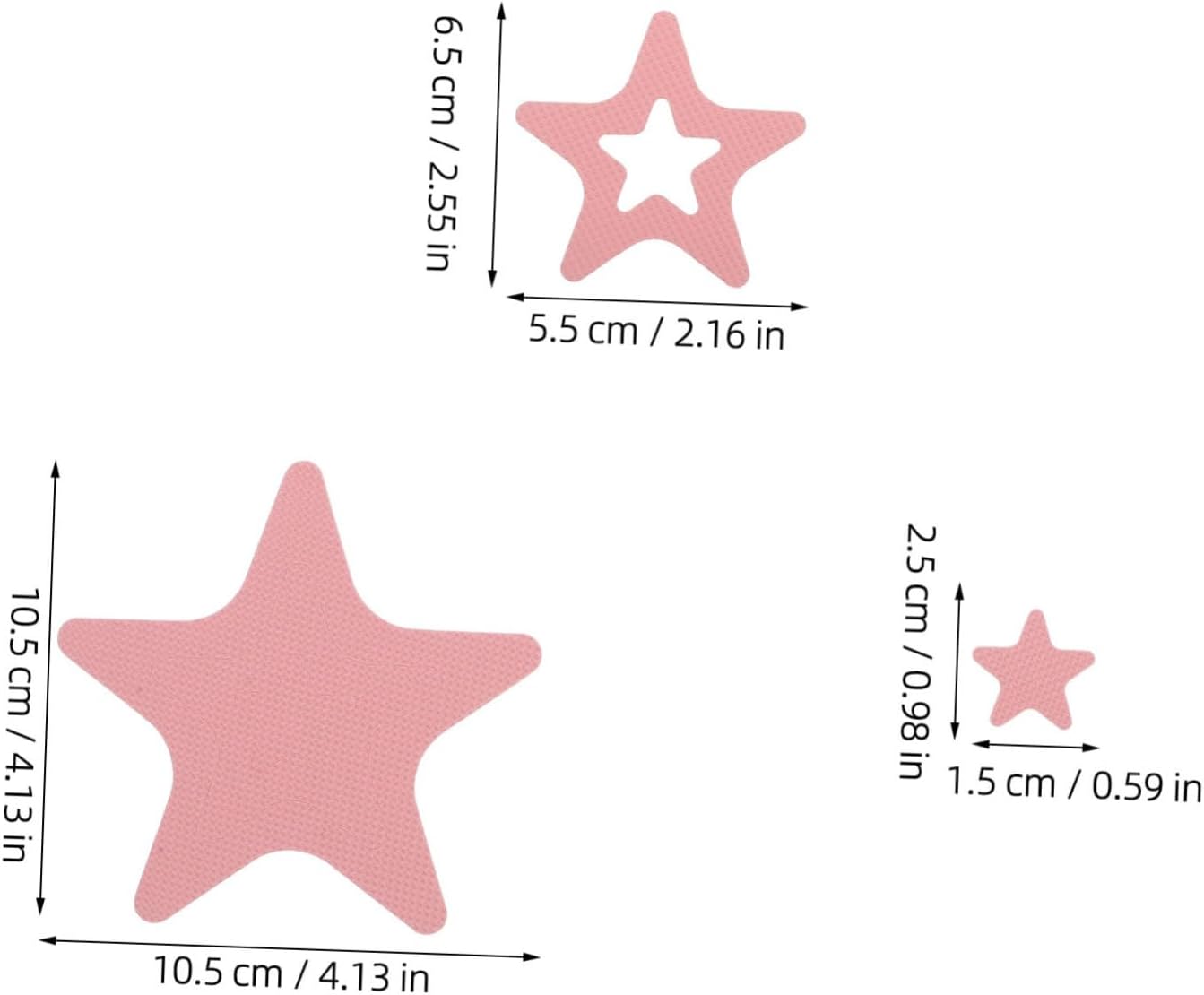 Zerodeko Non-Slip Bathtub Stickers 12pcs Easy to Install