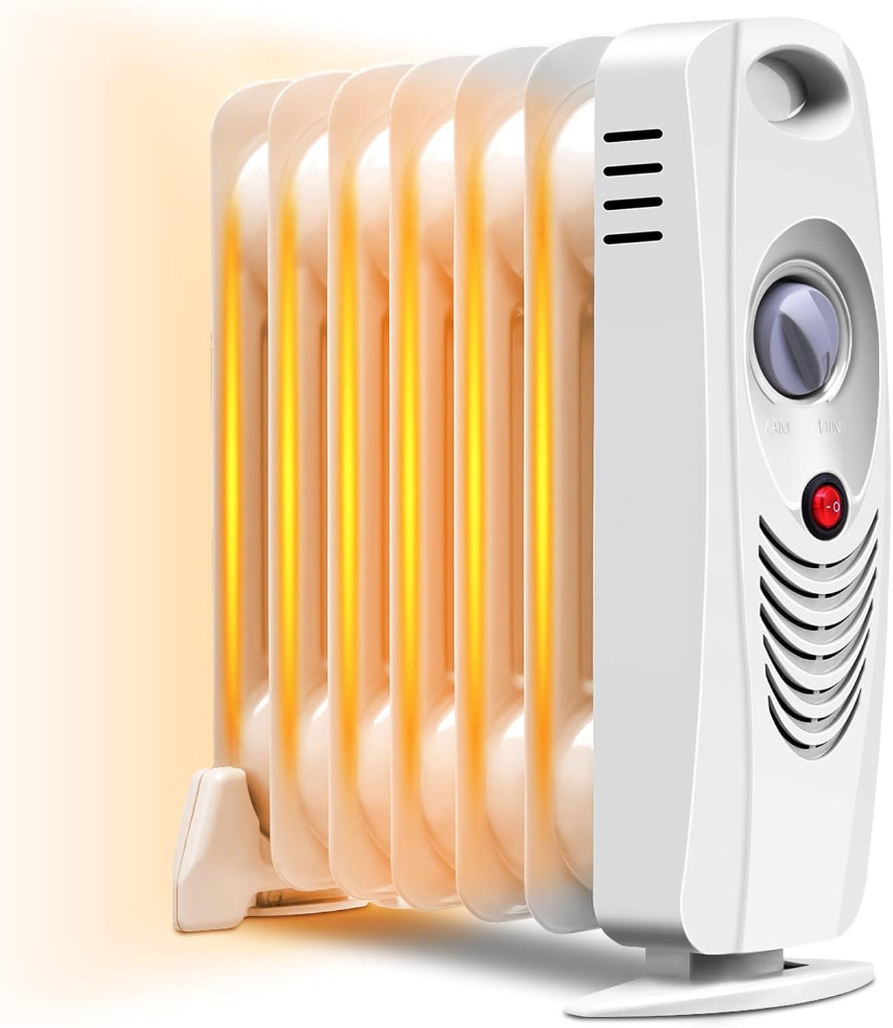 S AFSTAR 700W Oil Filled Radiator Heater with Thermostat