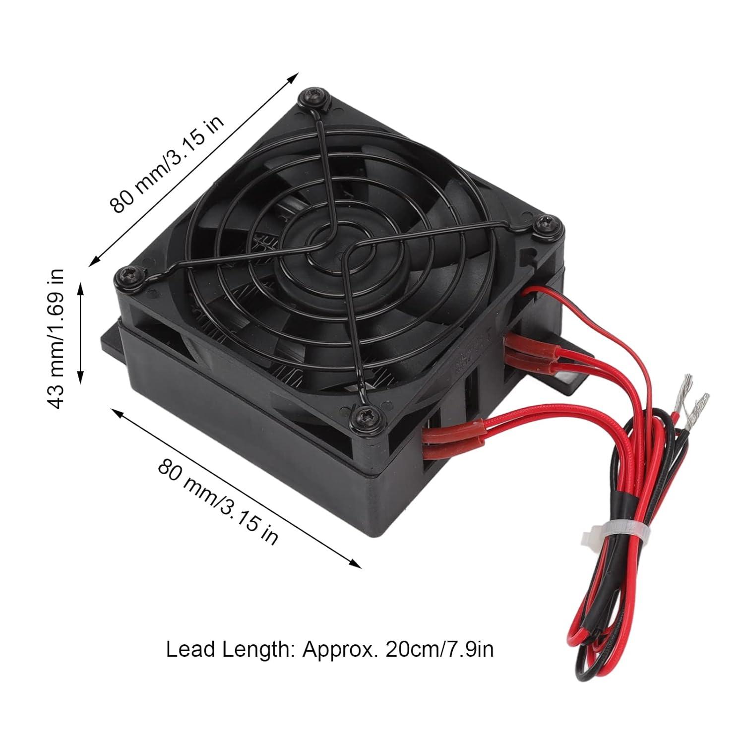 Topyond 24V PTC Fan Heater for Humidifiers and Air Conditioners