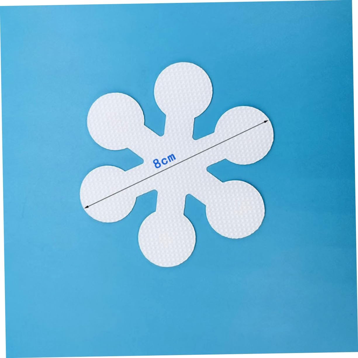 Non-Slip Shower Strips 20 Pcs Snowflake Adhesive Bathtub Decals