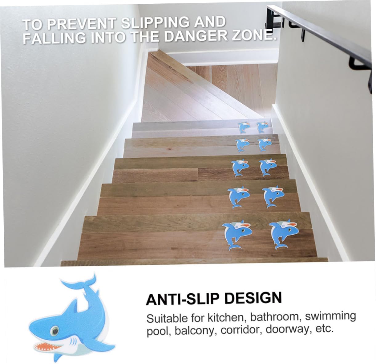 PRETYZOOM Marine Animal Bathtub Stickers 6 Pack Non-Slip Decor