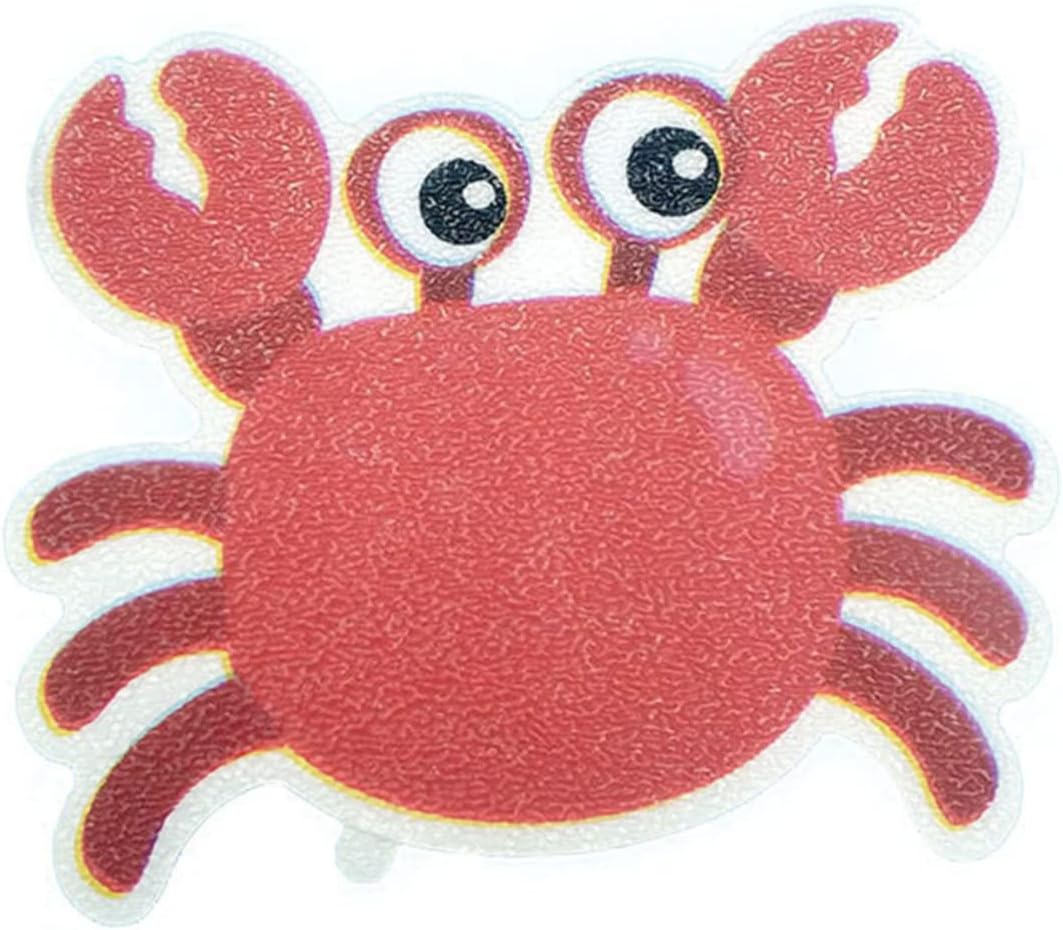 MAGICLULU Non-Slip Bath Stickers Crab Shape 5pcs