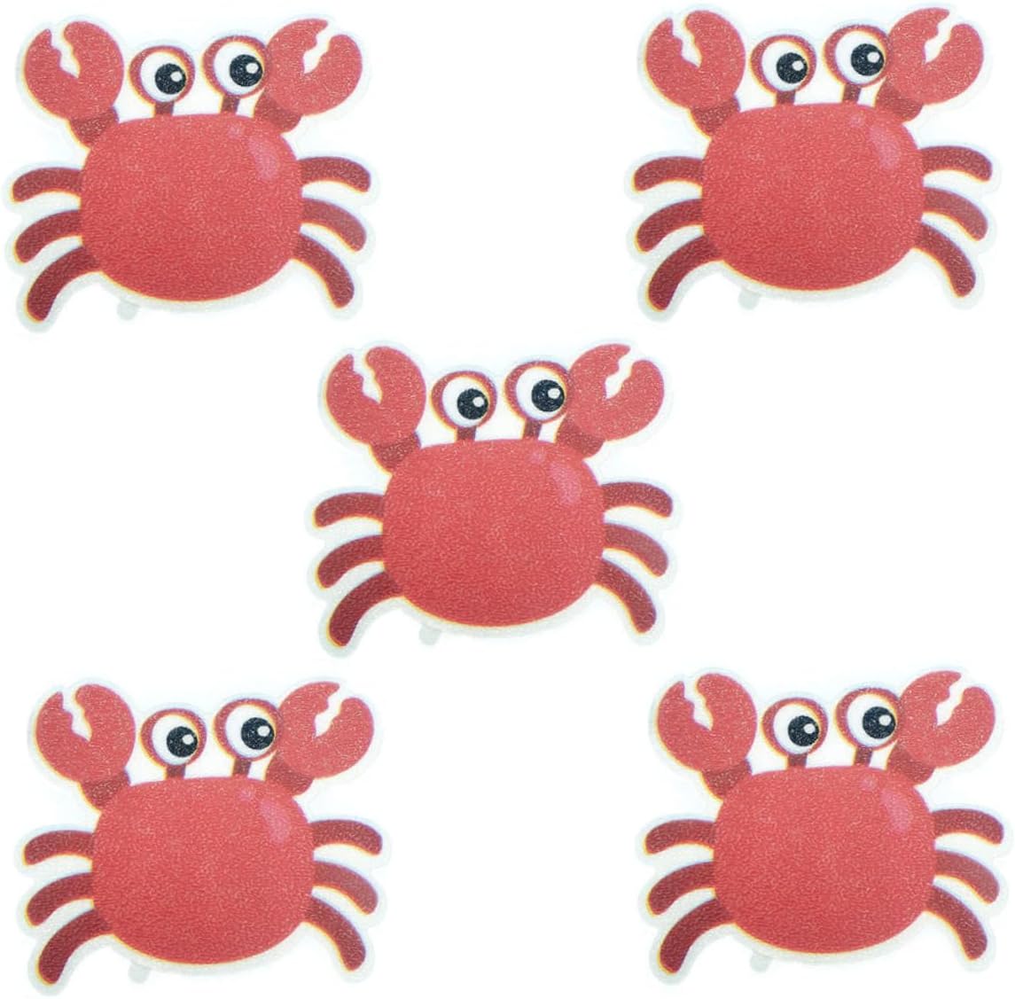 LIFKOME Crab Shape Non-Slip Bath Stickers 1