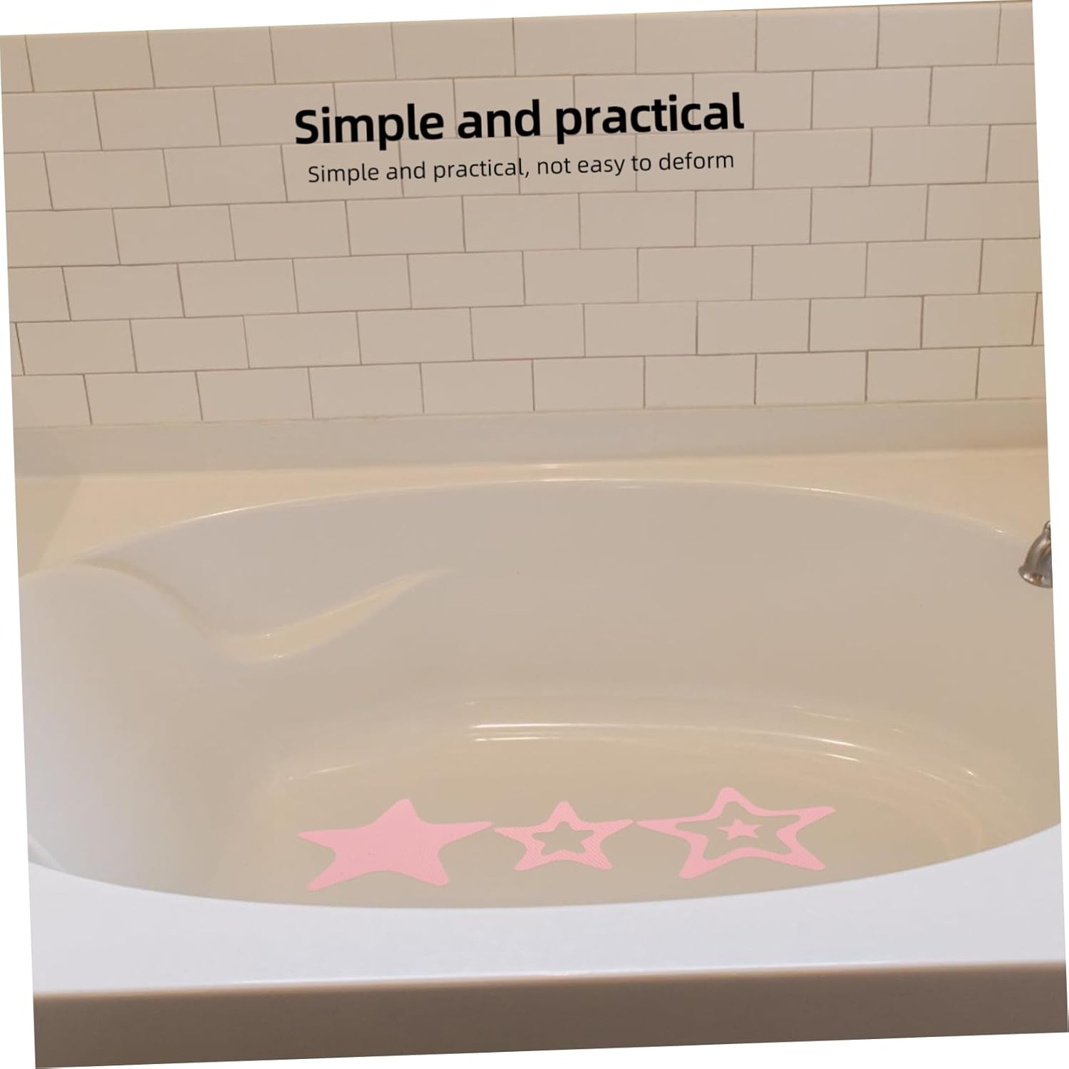 Zerodeko Non-Slip Bathtub Stickers 12pcs Easy to Install