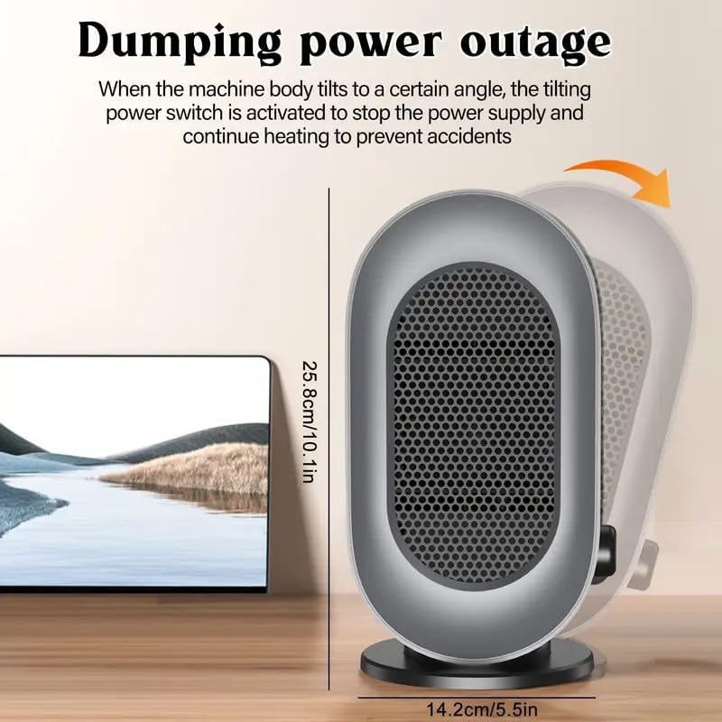 SITIEPA 3-Mode Portable Electric Heater with Safety Features