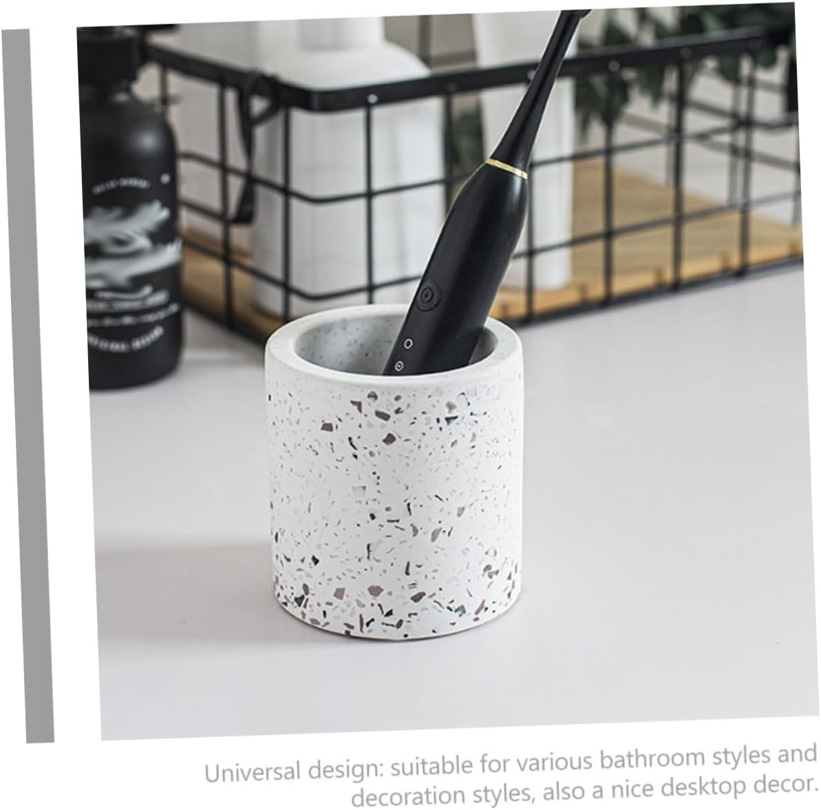Zerodeko Thickened Toothbrush Holder for Bathroom Wall Mount 1