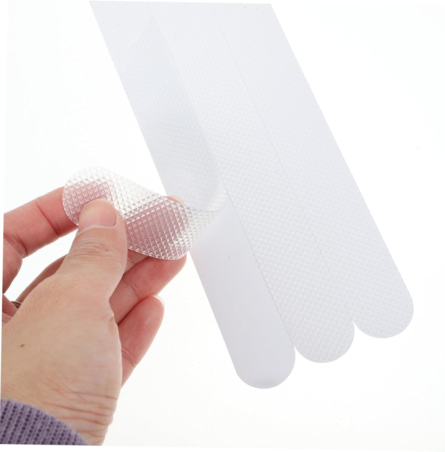 1set - Transparent Bathtub Stickers Non-Skid Decals for Stairs Pools Ladders