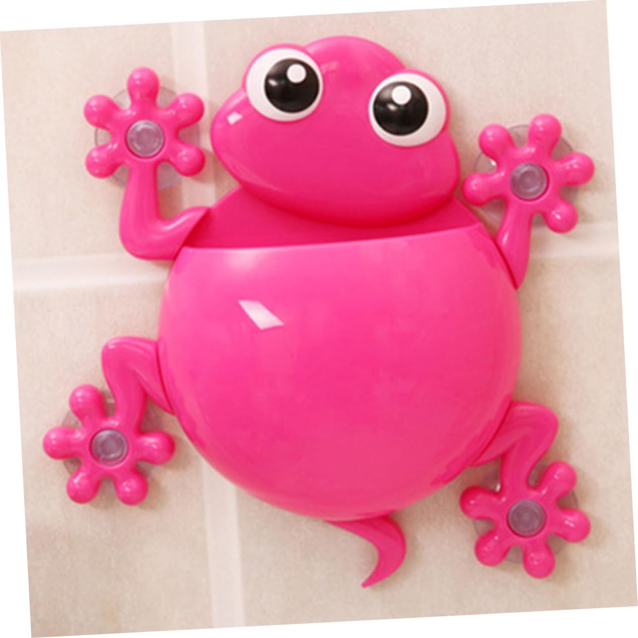 LABRIMP Cartoon Animals Toothbrush Holders Set of 2 Suction Cup Design