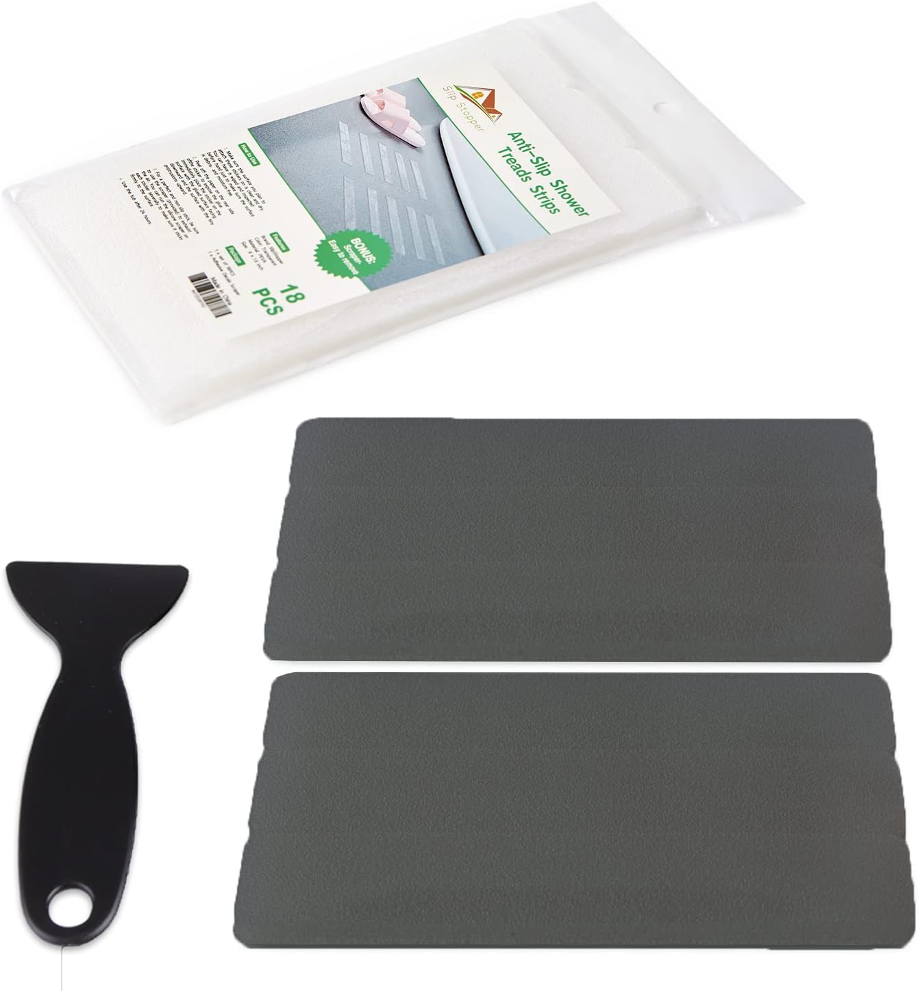 SlipStopper Non Slip Bathtub Strips 18 PCS