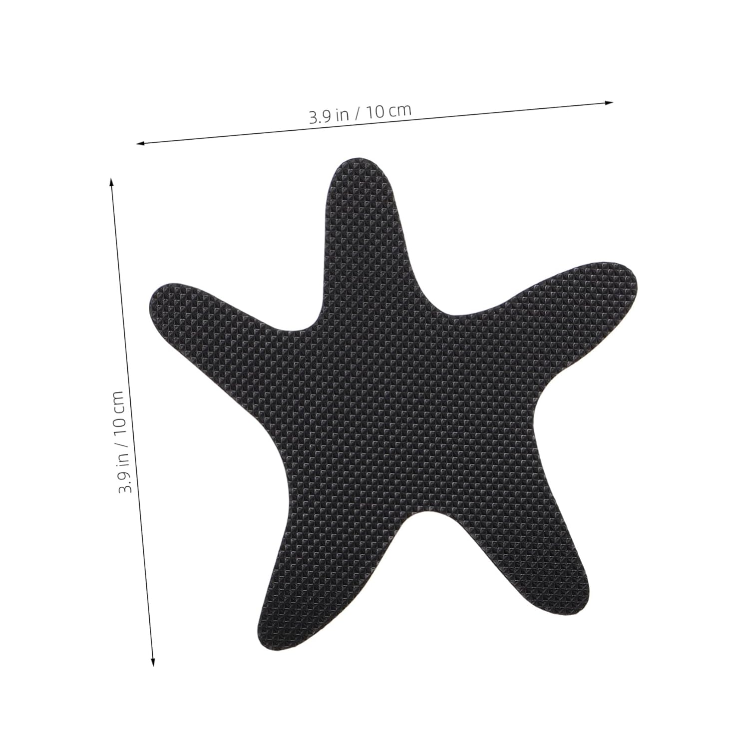 Kisangel 6pcs Sea Star Non-Slip Bath Stickers for Tub Safety