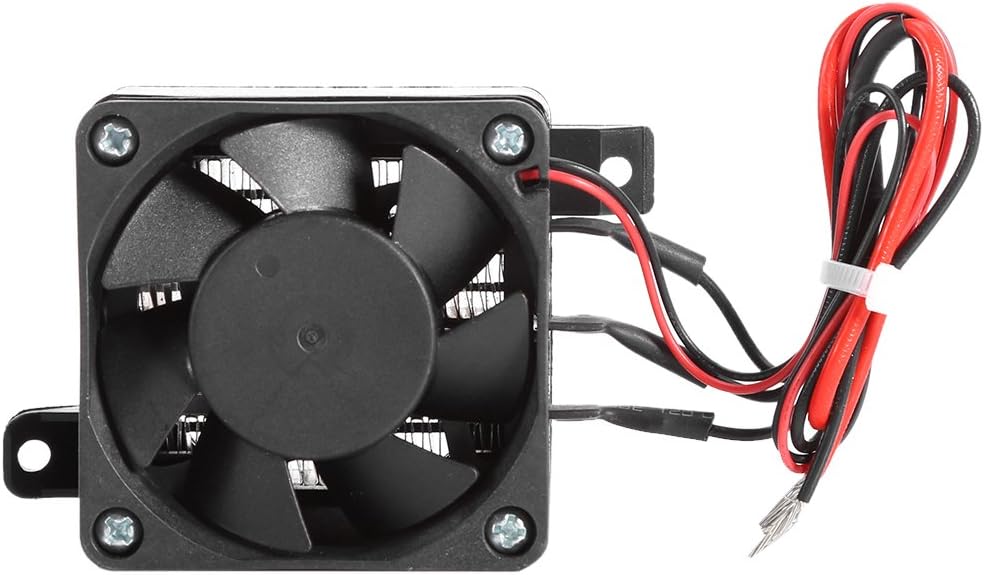 Qioni 100W 12V Car Fan Heater with Mounting Holes