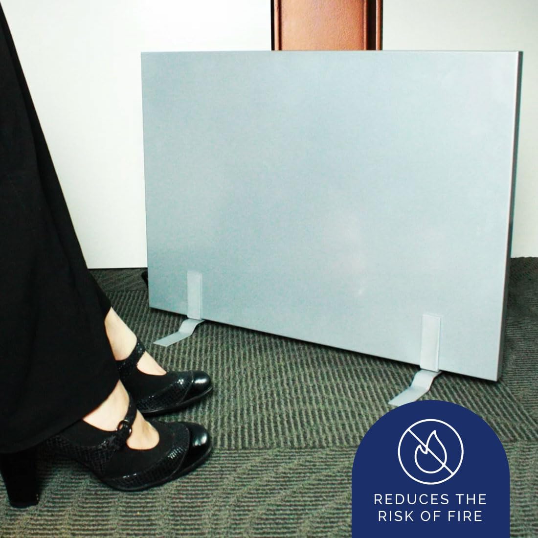 Cozy Legs Flat Panel Heater - 150W Energy Efficient Desk Mount