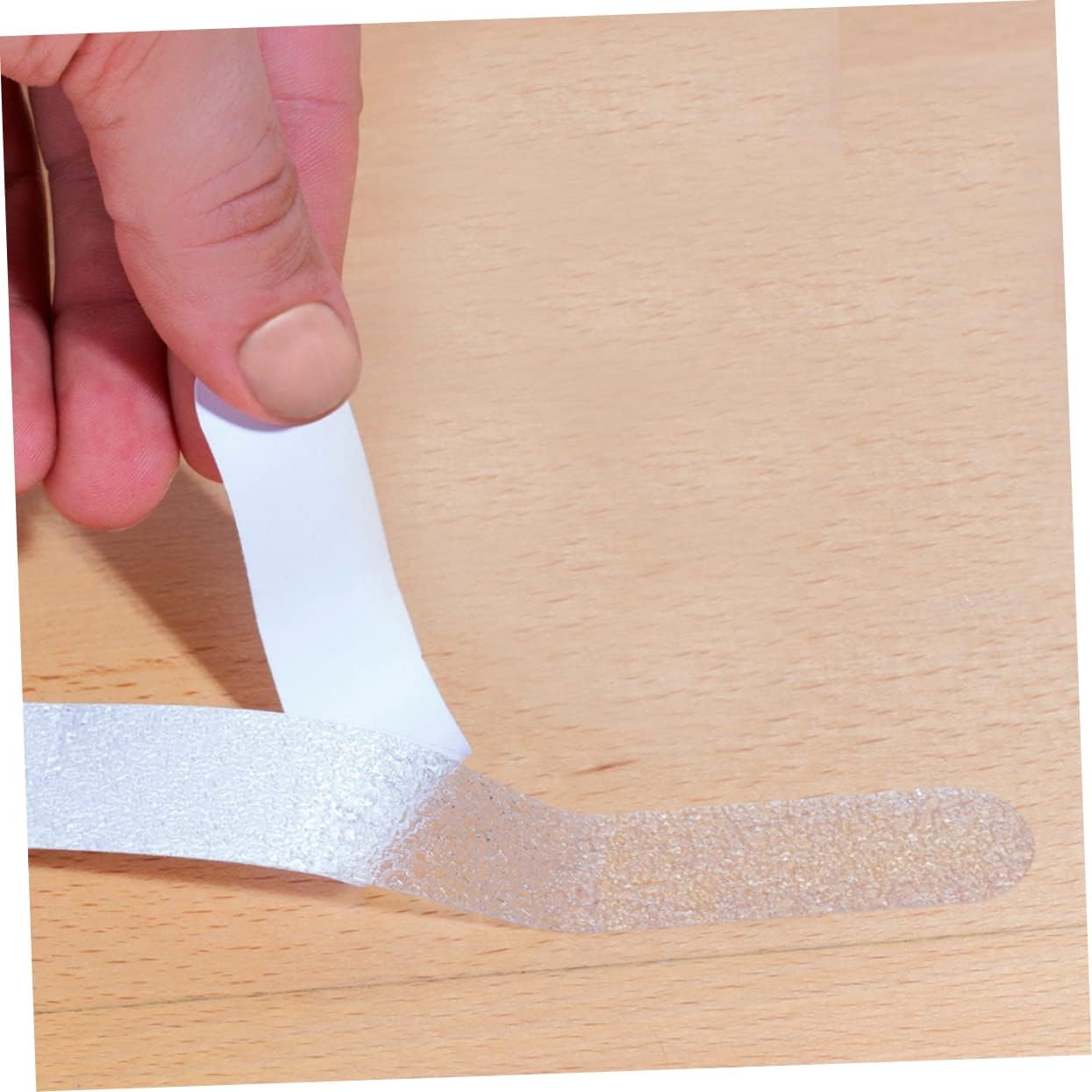 HAKIDZEL 24pcs Non-Slip Transparent Stickers for Bathroom and Staircase Use
