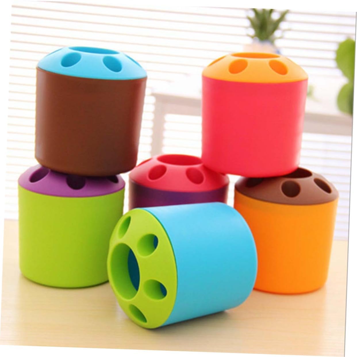 ABOOFAN Large Toothbrush Holder with Toothpaste Storage 1