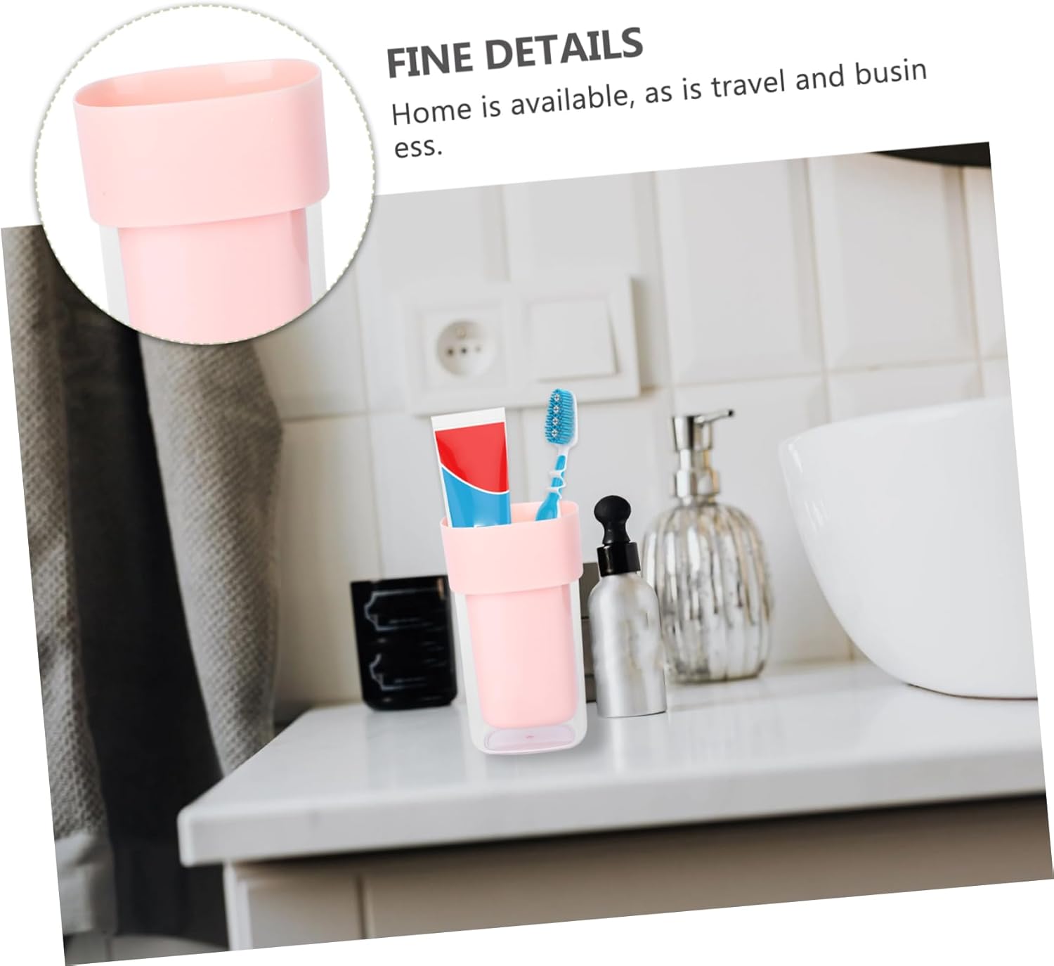 HOODANCOS 1Pc Portable Toothbrush Storage Box