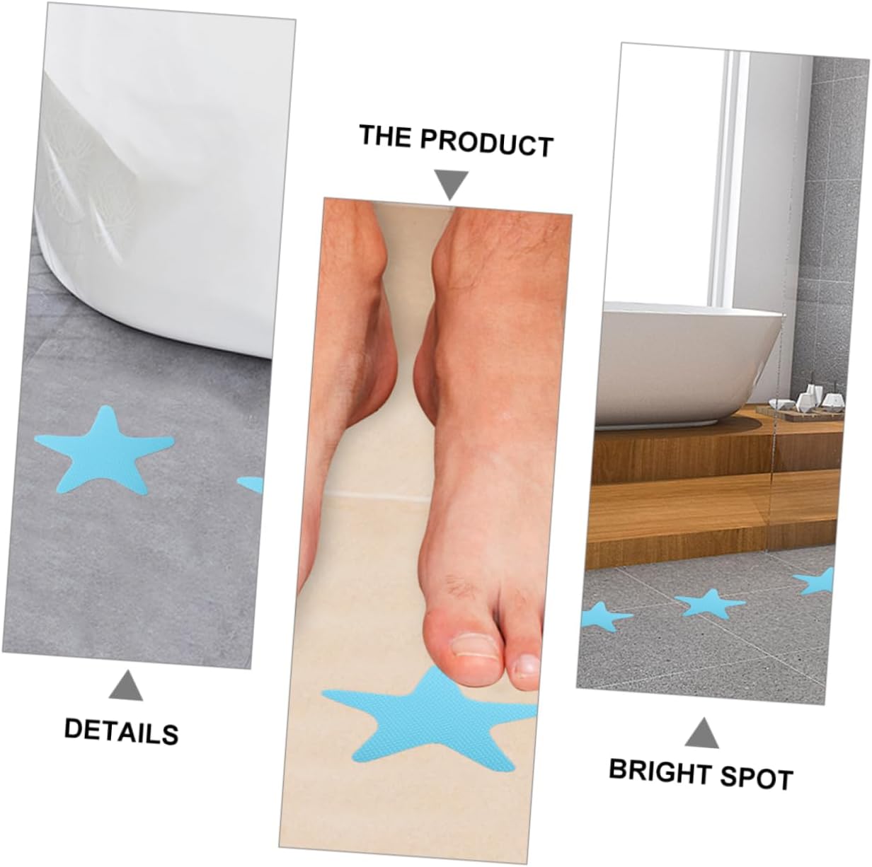 Non-Slip Bathtub Stickers with 40 Pieces for Safe Bathing