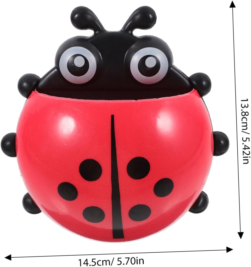 Happyyami 2pcs Wall Mounted Toothbrush Holder