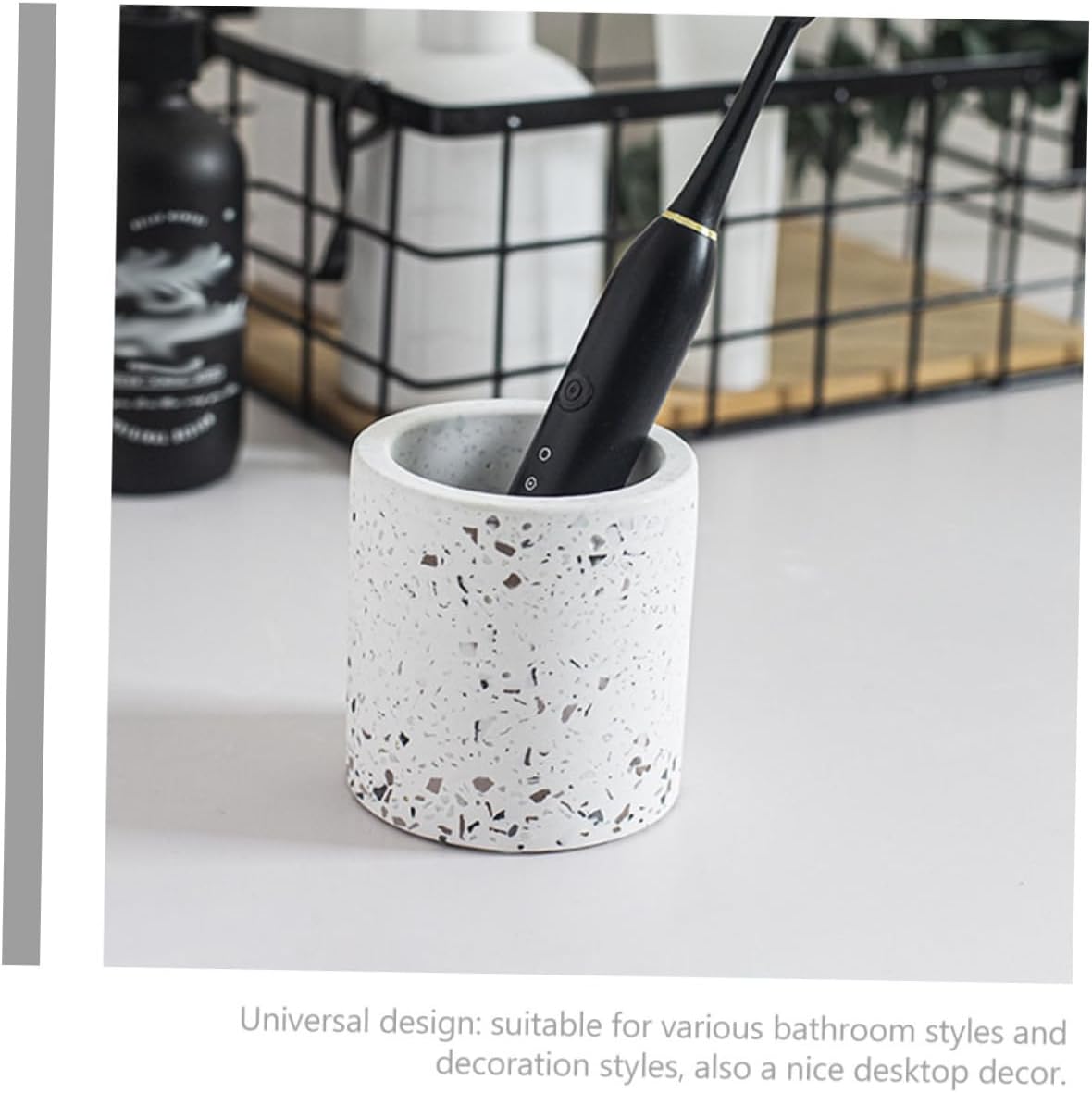 NAMOARLY Bathroom Storage Cup Holder for Toothbrush and Kitchen Essentials