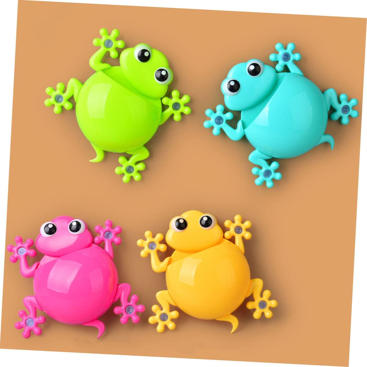 LABRIMP Cartoon Animals Toothbrush Holders Set of 2 Suction Cup Design
