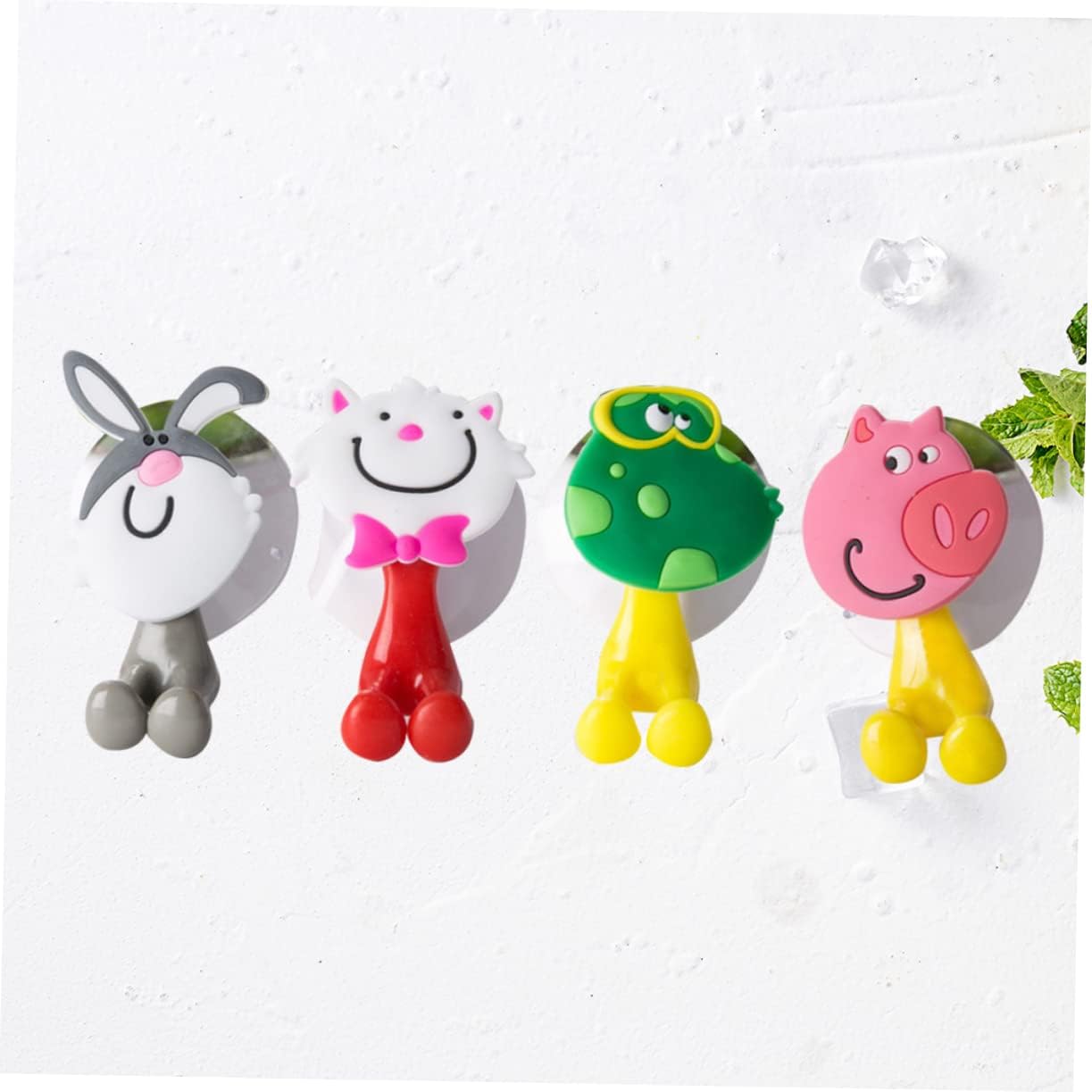 Cartoon Animal Toothbrush Holder with Suction Cup