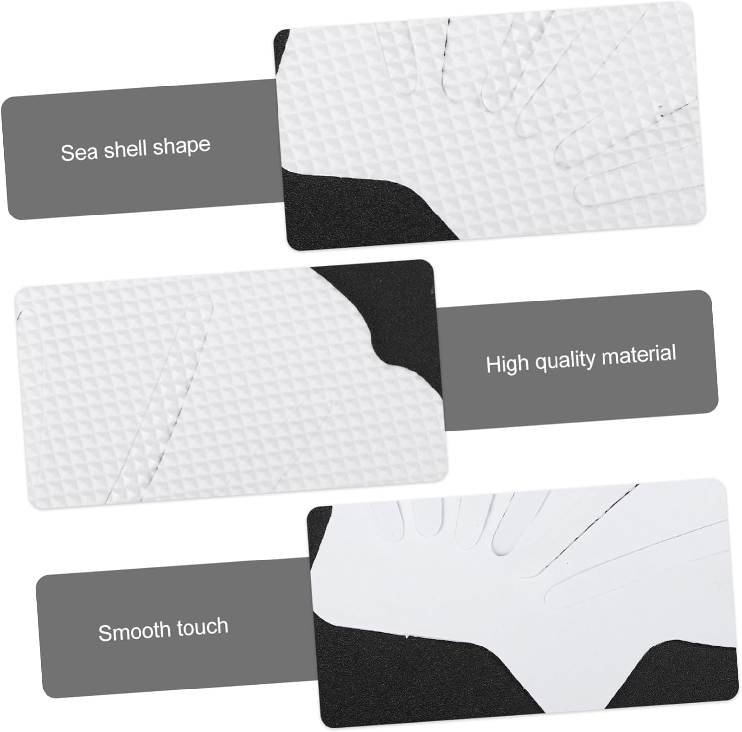12pcs Non-Slip Stickers Safety White Bathtub