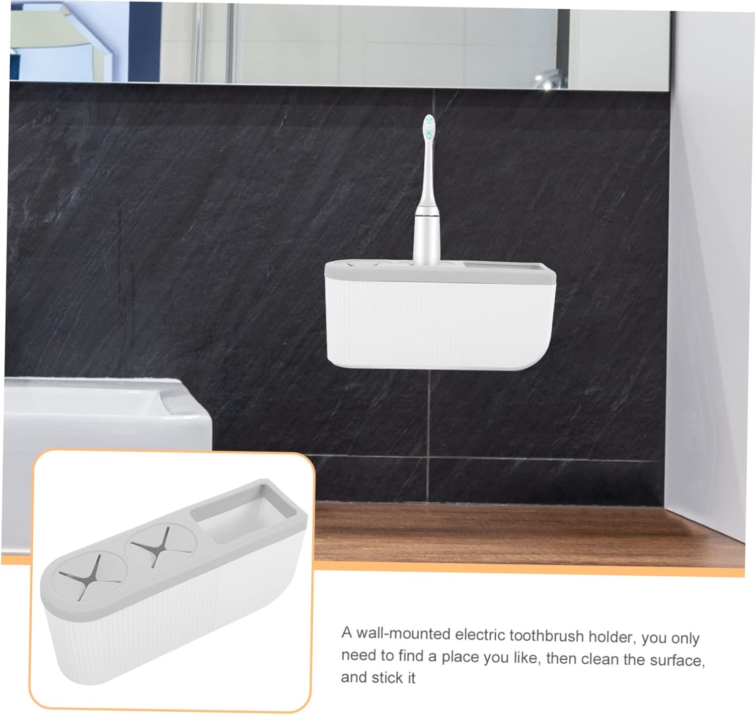 DECHOUS Wall-Mounted Electric Toothbrush Holder
