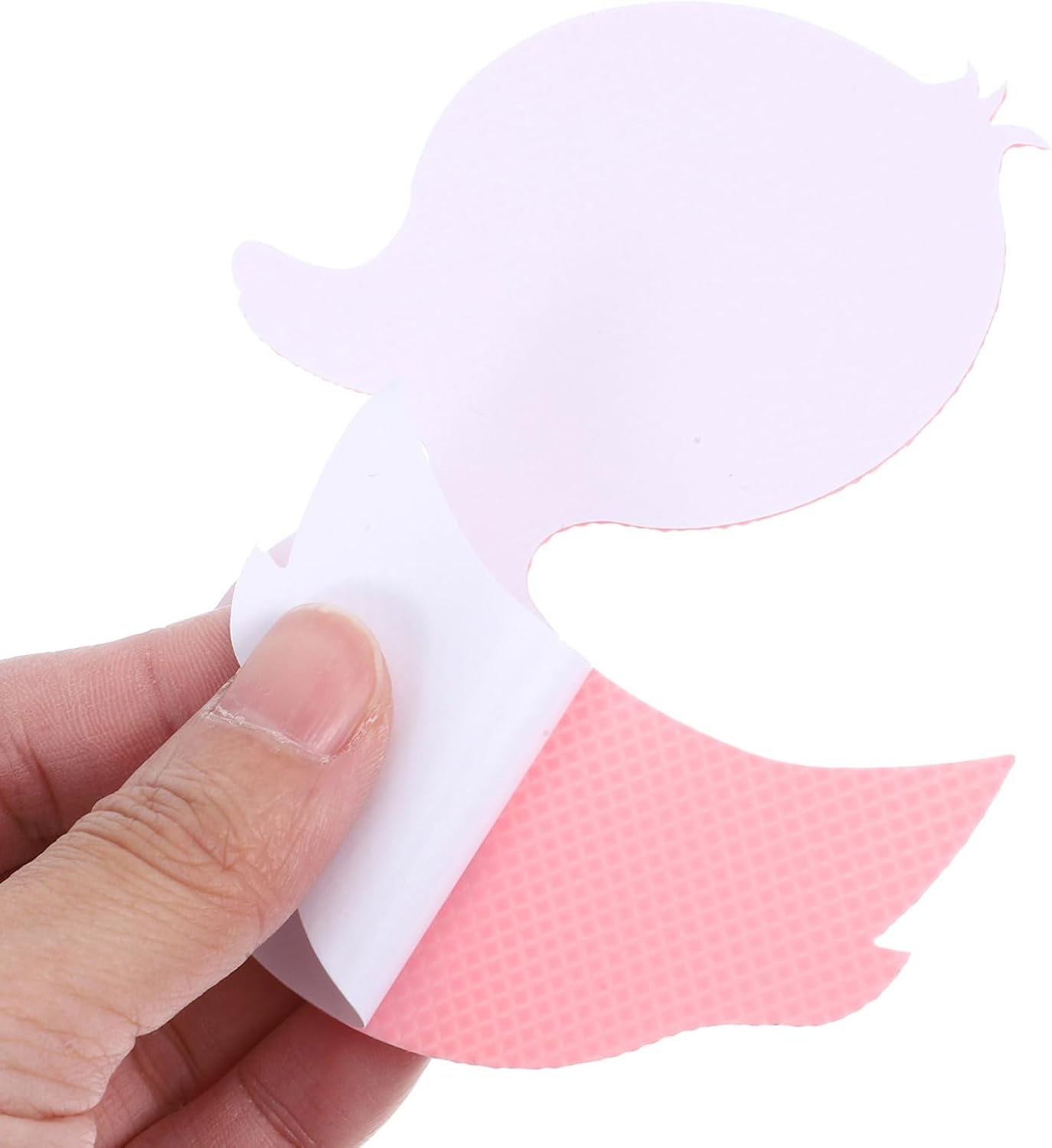 BEBEMOKO 12pcs Cartoon Duck Bathtub Stickers