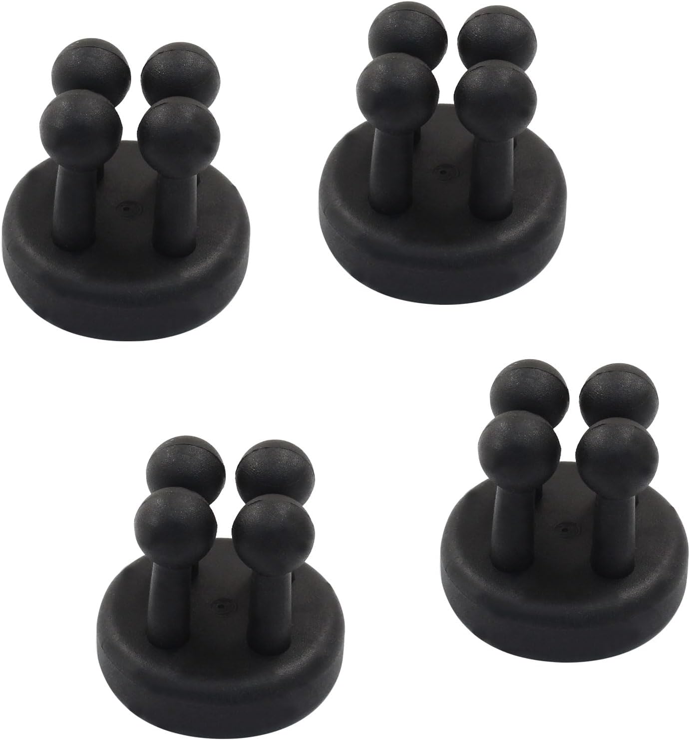 Verkelly 4 Pcs 137 Silicone Toothbrush Holders