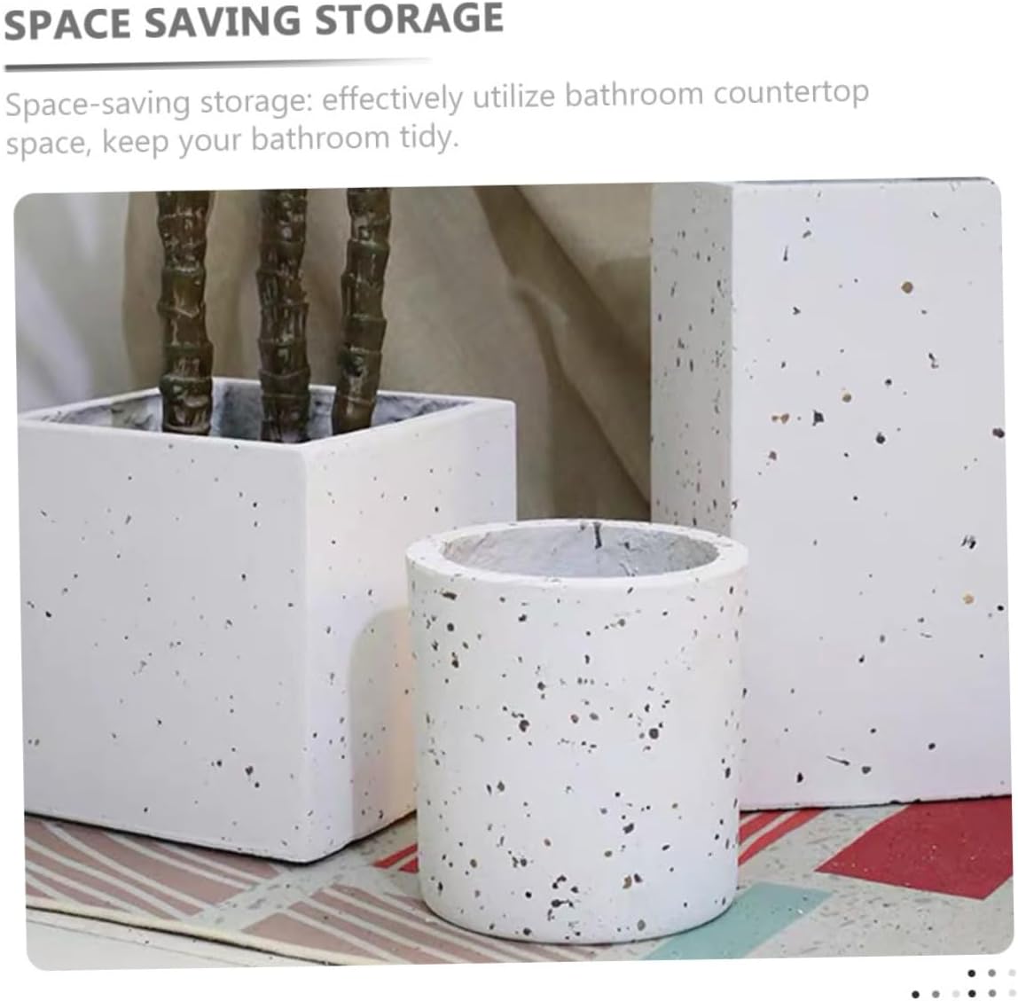 BIUDECO Bathroom Storage Cup Toothbrush Holder