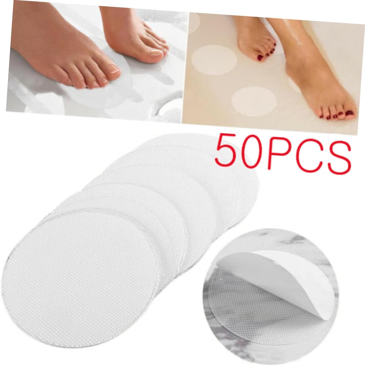 Anneome Non Slip Bathtub Decals 10x4 Peva Stickers for Elderly Disabled