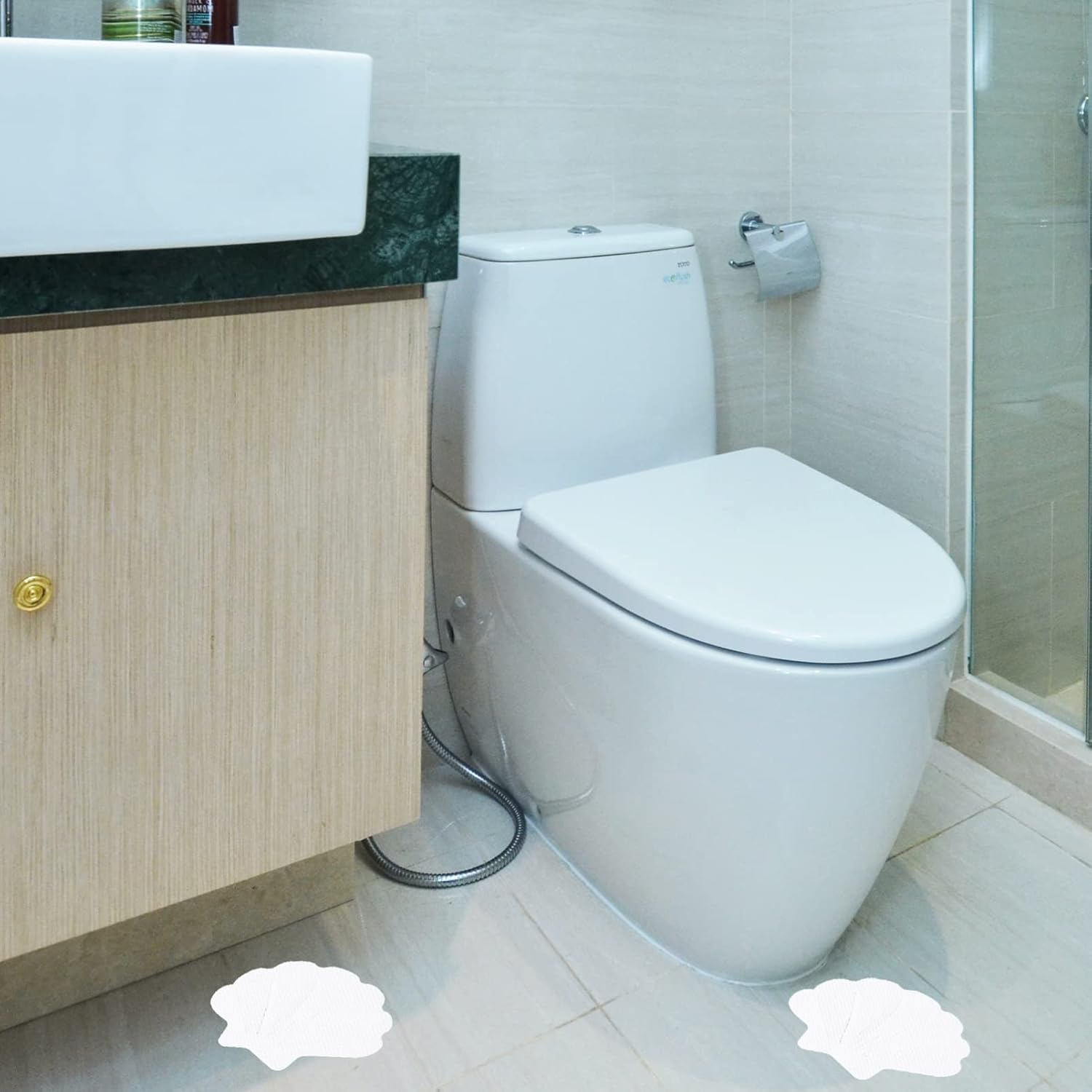 12pcs Bath Tub Anti-Slip Stickers Sea Shell Design for Bathroom Safety