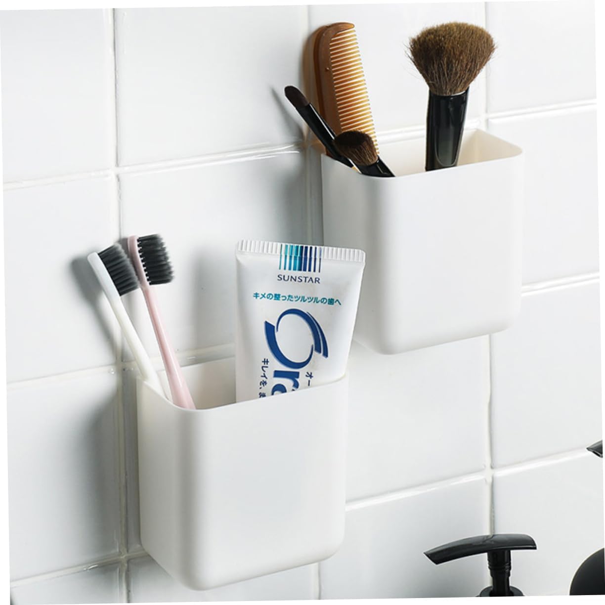 Hoement Wall Mounted Toothbrush Rack