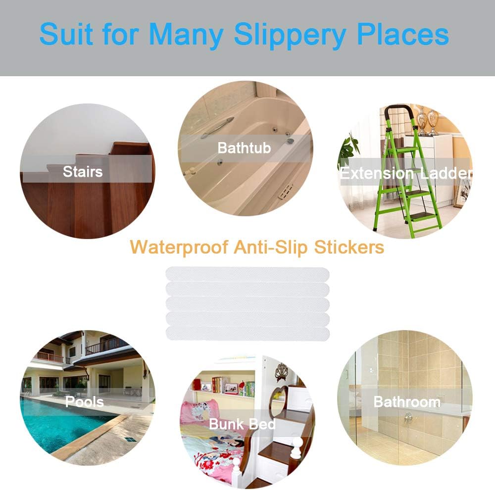 20 Pack Non Slip Bath Tub Stickers for Safety