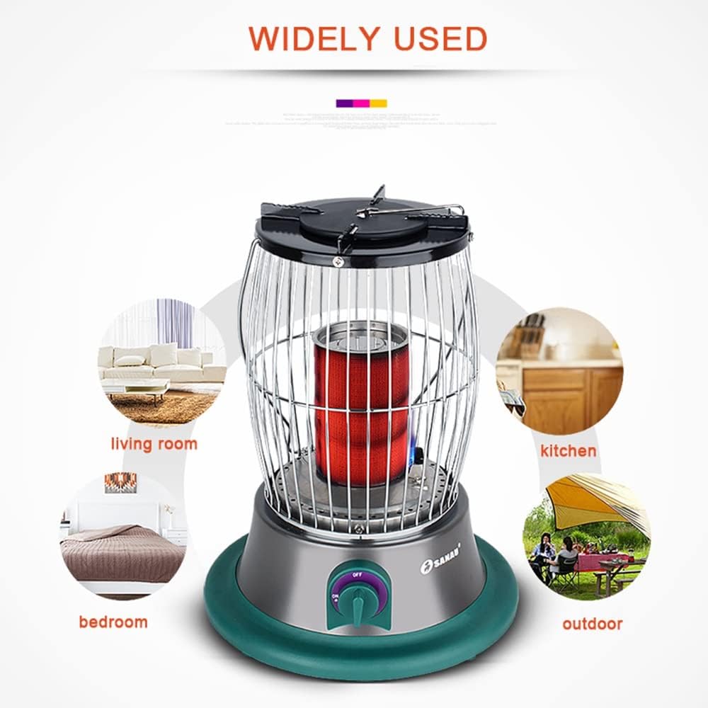 WEBUP LP Gas Heater Propane Space Heater with Handle and Regulator