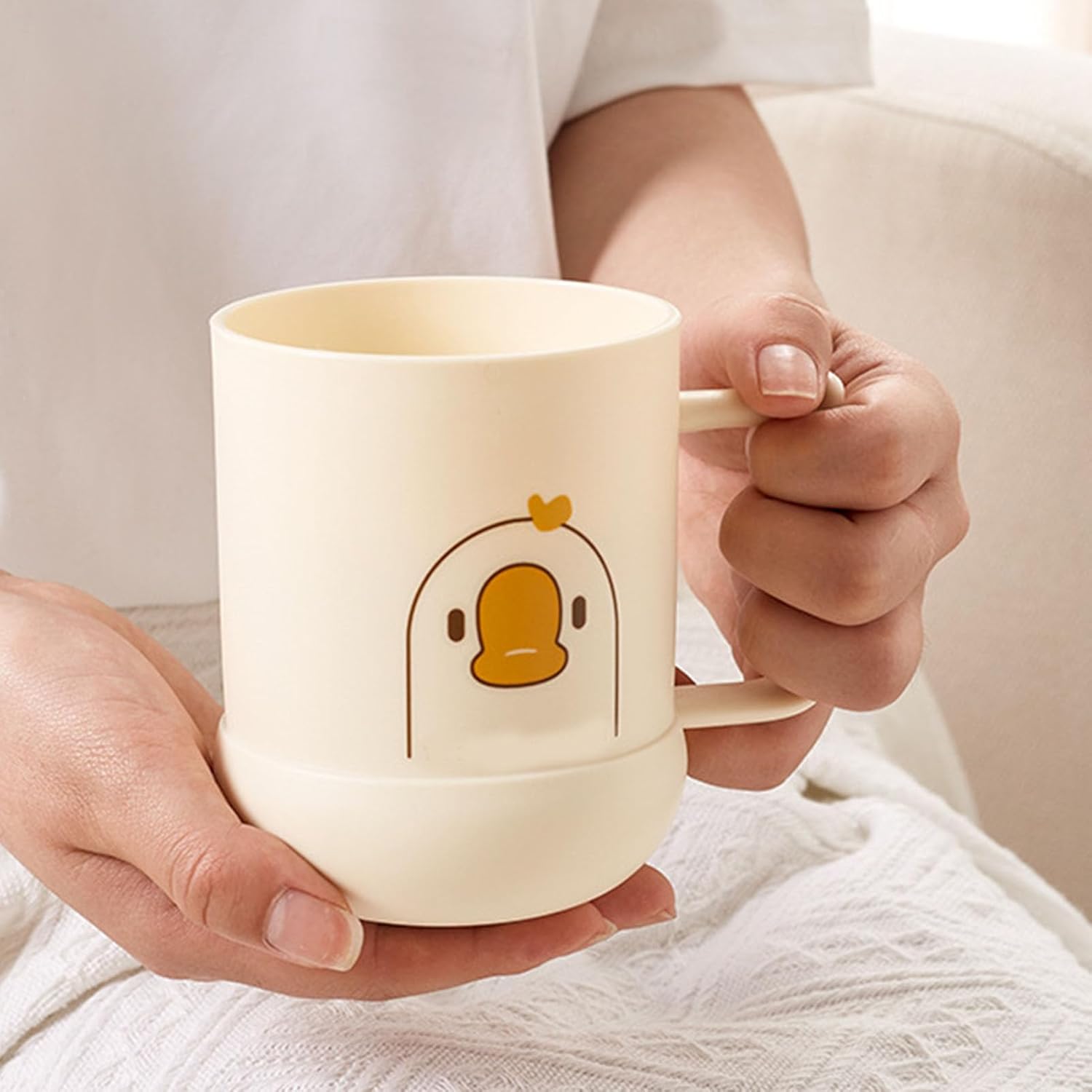 Haofy Cartoon Toothbrush Cup with Cute Design and Practical Use