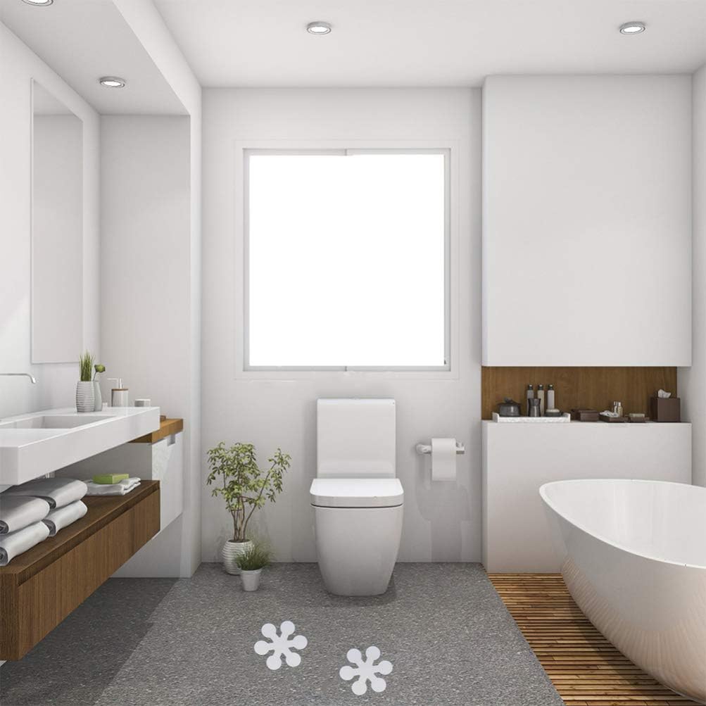 Cabilock 20 Pack Snowflake Non-Slip Bath Treads