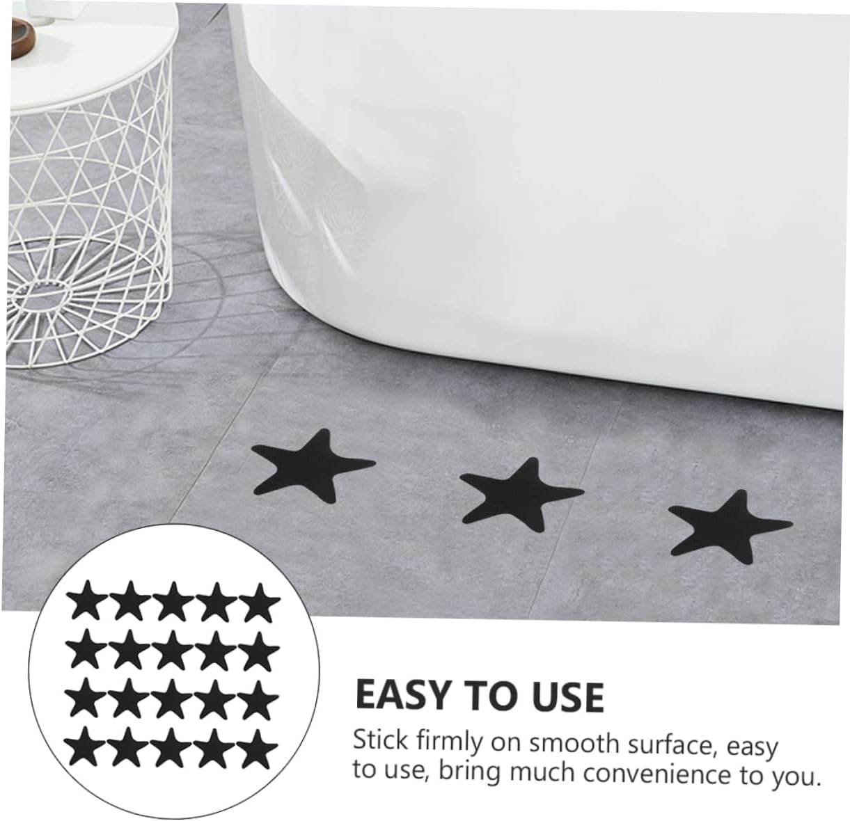 DECHOUS 40Pcs Non Slip Bathtub Stickers