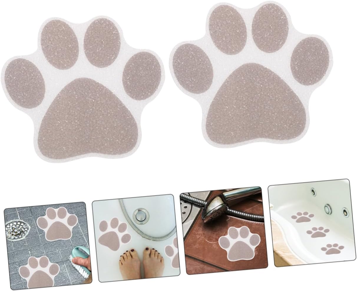 FUNOMOCYA Bathtub Slip Stickers 20pcs Dog Paw Decals