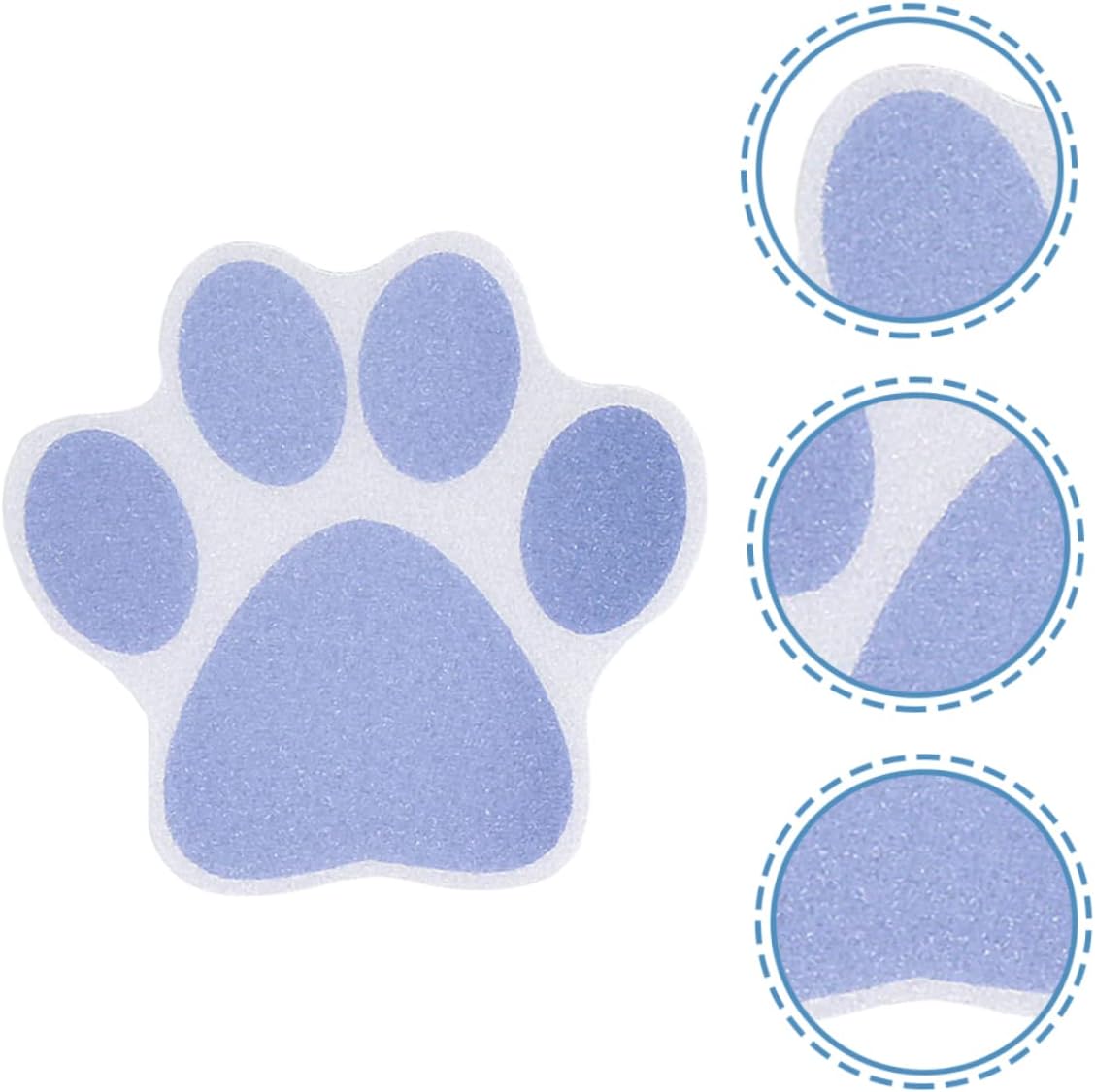 10Pcs Dog Paw Bathtub Decals Non-Slip Stickers